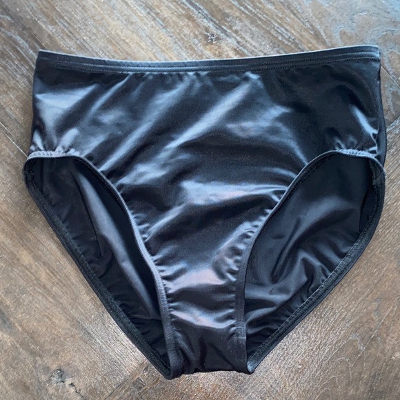 New! Miraclesuit Black High-Waisted Bikini Bottoms Size 10 - Picture 1 of 2